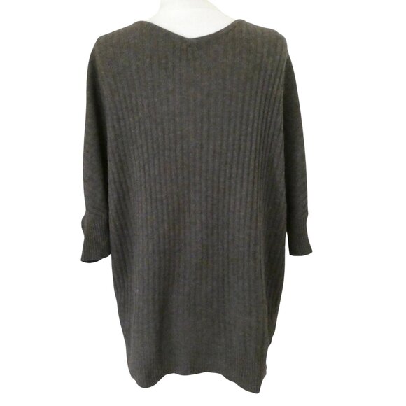 VINCE Cashmere Cocoon tunic sweater sz M dolman sleeve - Picture 2 of 5